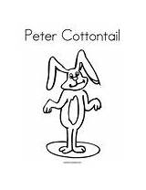 Cottontail Peter Coloring Change Template sketch template