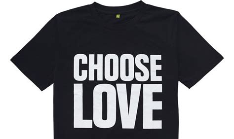 asos  refugees choose love  shirt fashiontoday
