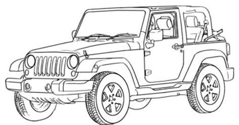 jeep printable coloring pages