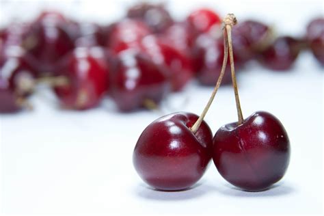 red cherry fruit  stock photo