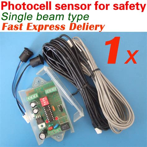 automatic door microcell safety beam sensor single beam  alarm system kits  security
