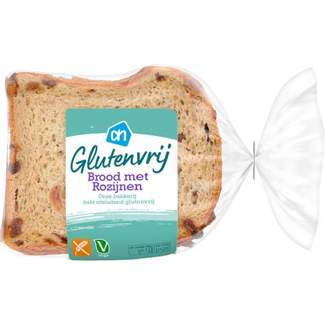 ah glutenvrij brood met rozijnen bestellen albert heijn