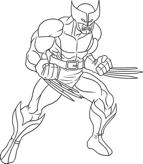 wolverine coloring pages  kids qgdr