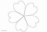 Petal Flower Petals Clipart Coloring Drawing Outline Template Rose Printable Five Pages Drawings Draw Templates Patterns Clip Jack Simple Clipartmag sketch template