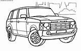 Rover Coloring Evoque Landrover Colorator Oloring Dessins sketch template