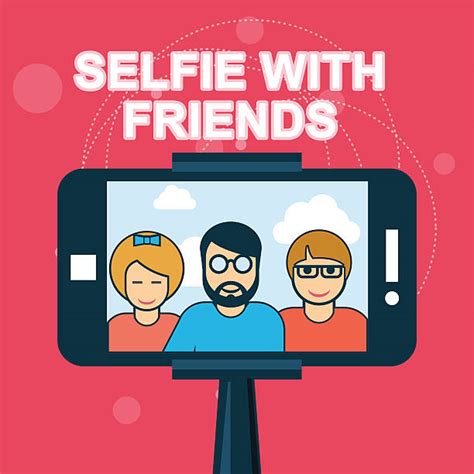 royalty free group selfie clip art vector images and illustrations istock