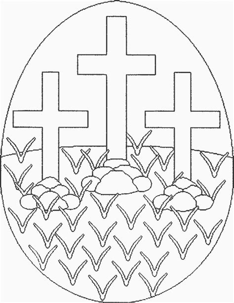 cross easter coloring pages entonyngood