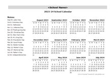 school calendar   academic calendar templates