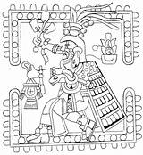 Aztec Goddesses sketch template