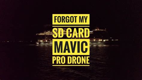 sd card   mavic pro drone youtube