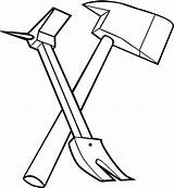 Fire Axe Clipart Crossed Department Clip Dept Halligan Tool Cliparts Emergency Vector Cross Maltese Drawings Service Services Badges Transparent Library sketch template