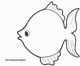 Fish Outline Template Printable Clipart Templates Blank Goldfish Drawing Mullet Cute Outlines Clip Rainbow Print Patterns Cliparts Coloring Pdf Board sketch template