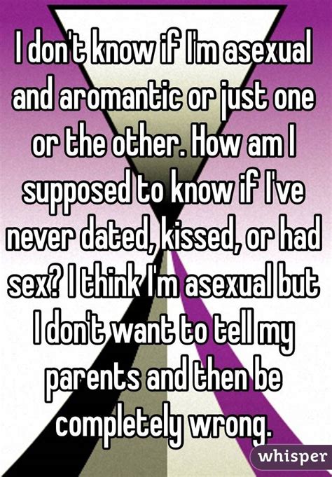 I Don T Know If I M Asexual And Aromantic Or Just One Or The Other How