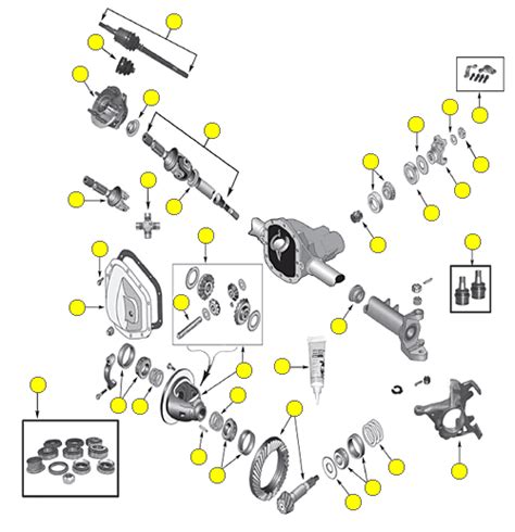 dodge ram front axle diagram