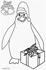 Penguin Coloring Pages Christmas Printable Emperor Kids Cool2bkids Color Print Getdrawings Drawing Colouring Simple Getcolorings sketch template