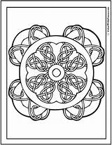 Celtic Scottish Crosses Fuzzy sketch template