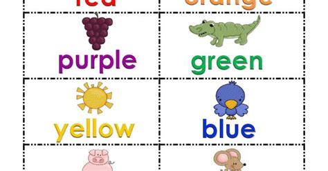 freebie color chart fun classroom ideas pinterest colour chart