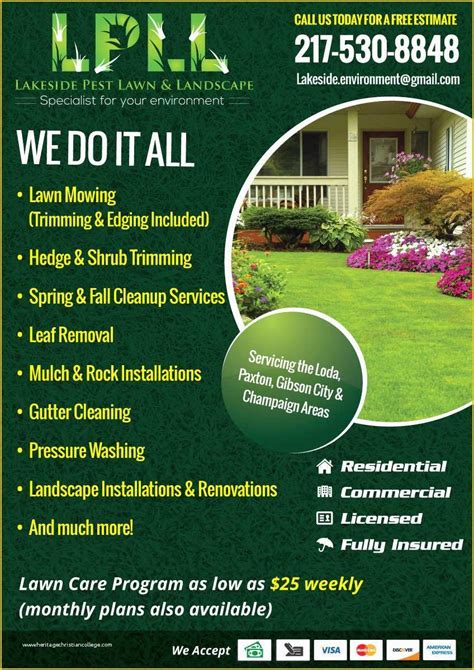 lawn care flyer templates word  lawn mowing lawn care yard word