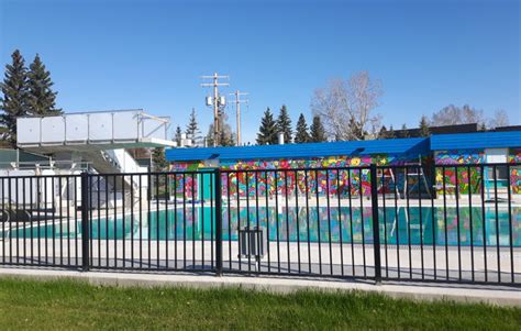 silver springs outdoor pool  calgary  labour  community love