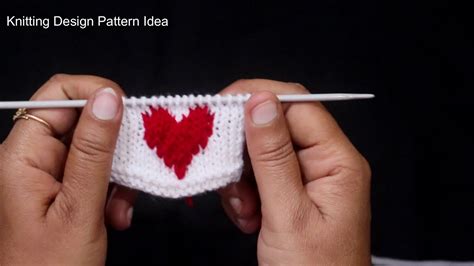 easy heart knitting pattern  knitting pattern  heart shaped