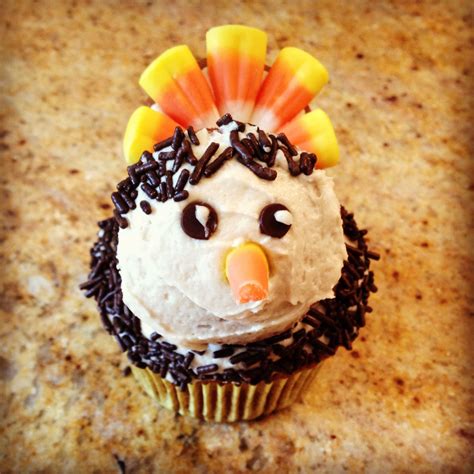 My Turkey Cupcake An Apple Spice Cupcake With Caramel Filling And