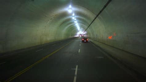 aerial stock drone footage  car  tunnel ii