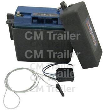 trailer breakaway battery system wired wilson