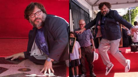 jack black finally got a star on the hollywood walk of fame ladbible