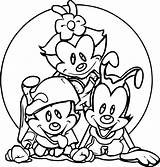 Animaniacs Kolorowanki Dzieci Bestcoloringpagesforkids sketch template