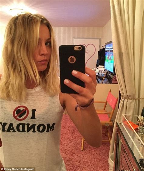 Kaley Cuoco And Beau Karl Cook Can T Keep Their Hands Off