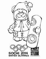Winter Olympics Coloring Pages Let Begin Games sketch template