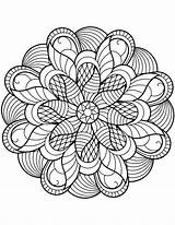 Mandala Coloring Pages Flower Choose Board Kids Adults Flowers sketch template