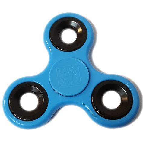 blank blue fidget spinner