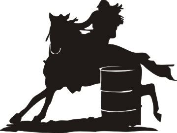 barrel racing clip art clip art library