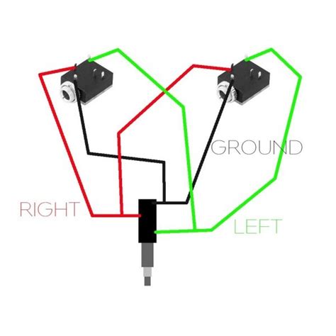 mm jack wiring diagram  mm stereo jack wiring diagram   hobbyists mm audio
