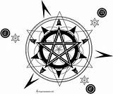 Circle Transmutation Pie Fire Magic Alchemy Symbols Tattoo Deviantart Geometric Circulo sketch template