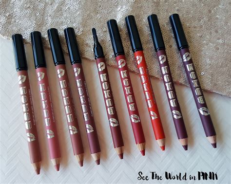 buxom plumpline lip liners swatches and review see