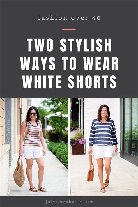 stylish ways  wear white shorts