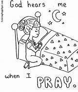 Praying Sheet Preschoolers Lords Huzat Enemies sketch template