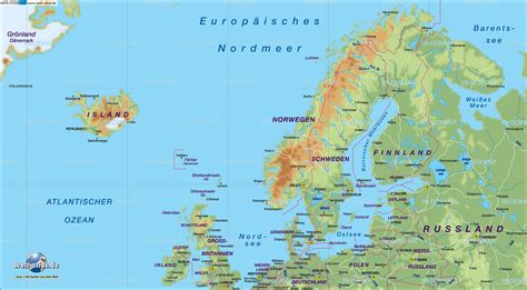 karte von nordeuropa uebersichtskarte regionen der welt welt atlasde