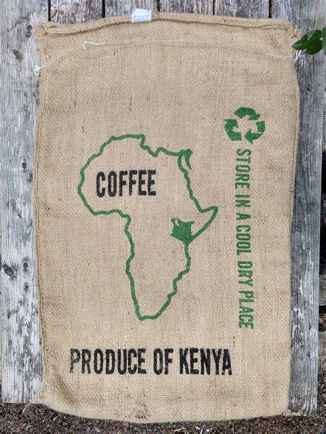lot     product  kenya burlap coffee sacks etsy