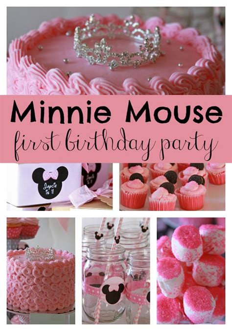 sweet minnie mouse  birthday pretty  party