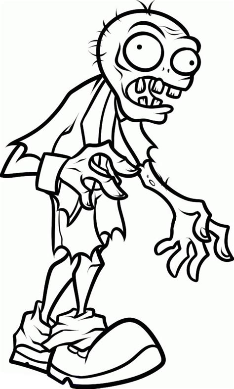 zombies  colouring pages