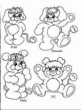 Coloring Popples Pages Printable Sheets Colouring Crafty 80s Prize Pancake Popple Adult Party sketch template