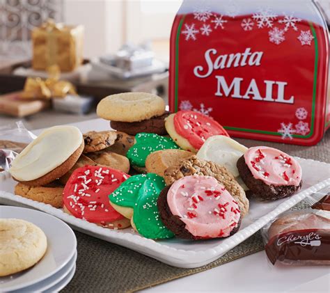 ships  cheryls pc full size cookies  holiday mailbox qvccom