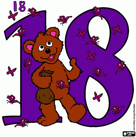 number  coloring page printable number