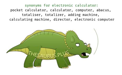 electronic calculator synonyms  electronic calculator antonyms similar   words
