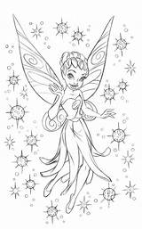 Coloring Fairies Drawing Fairys Pages Pencil Fairy Mandala Disney Book Tinkerbell Choose Board Getdrawings Deviantart sketch template