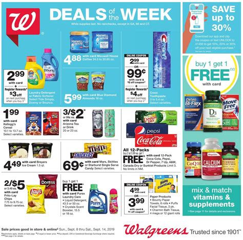 walgreens sales ad  week weekly ad