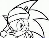 Sonic Christmas Coloring Pages Color Printable Getcolorings sketch template